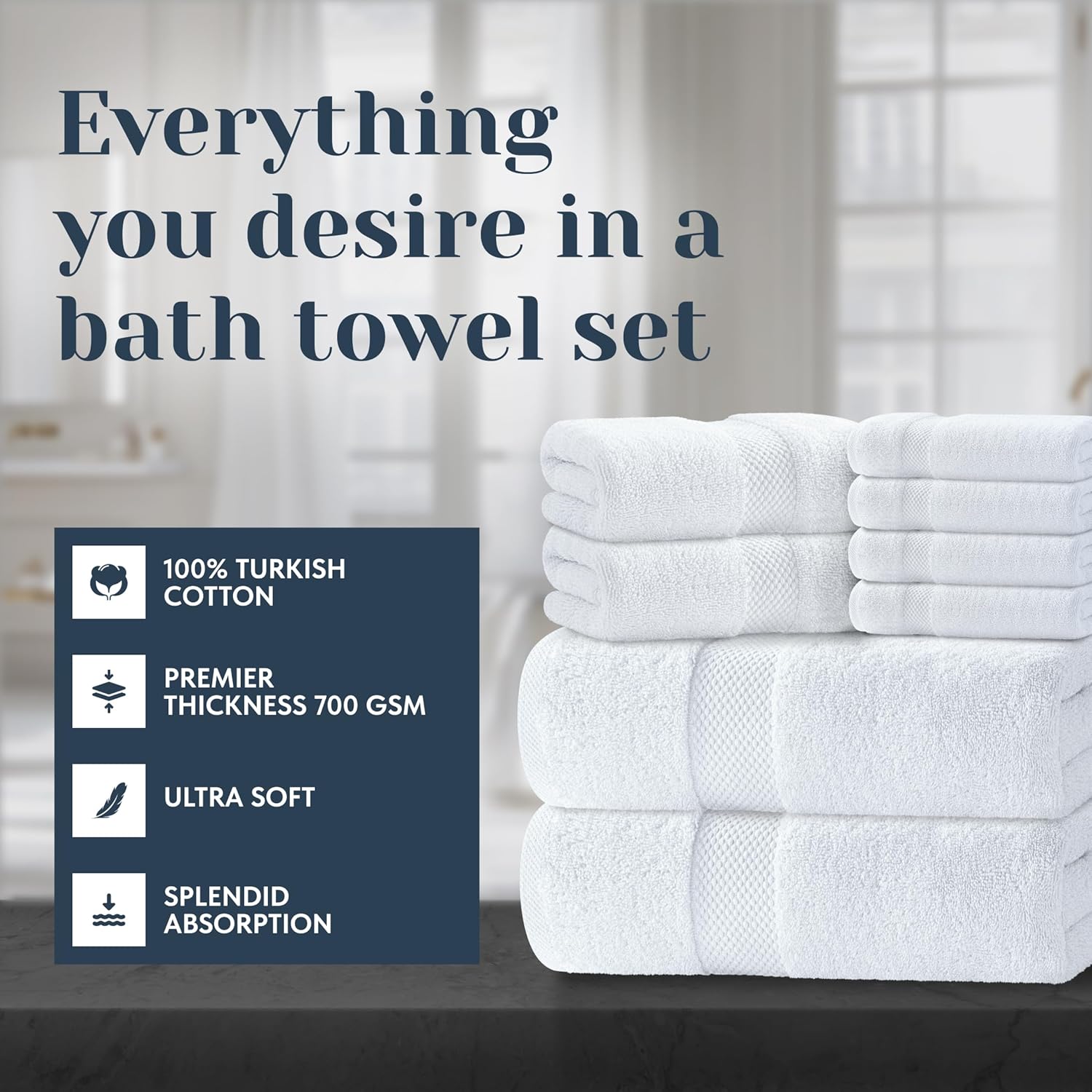 AurumSpa Towel Set image 3