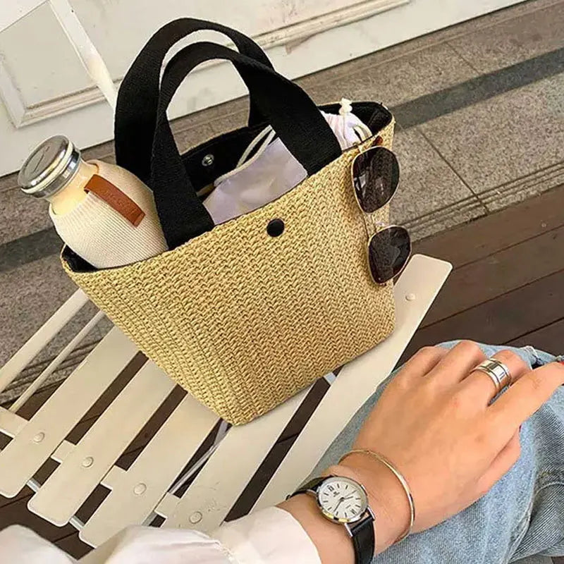 Riviera Woven Tote image 6