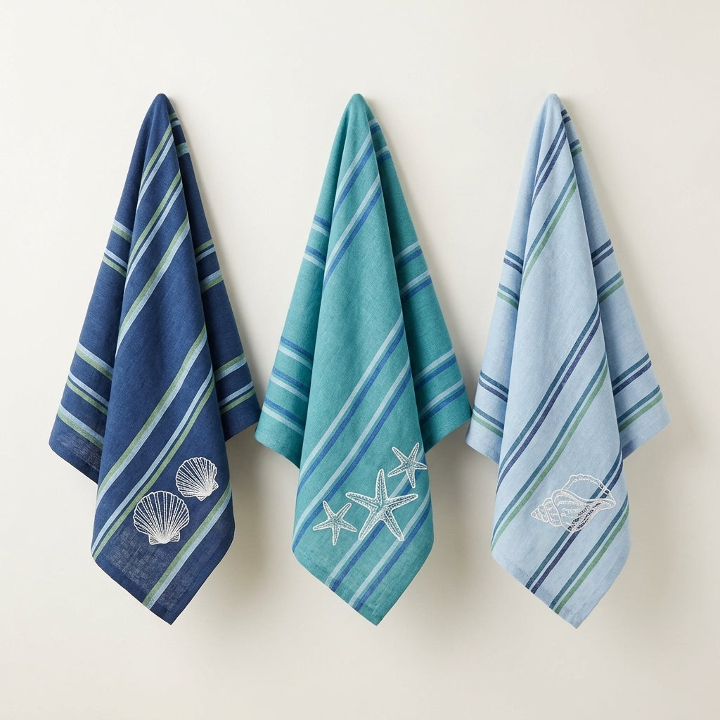 Blue Sea Linen Set image 1